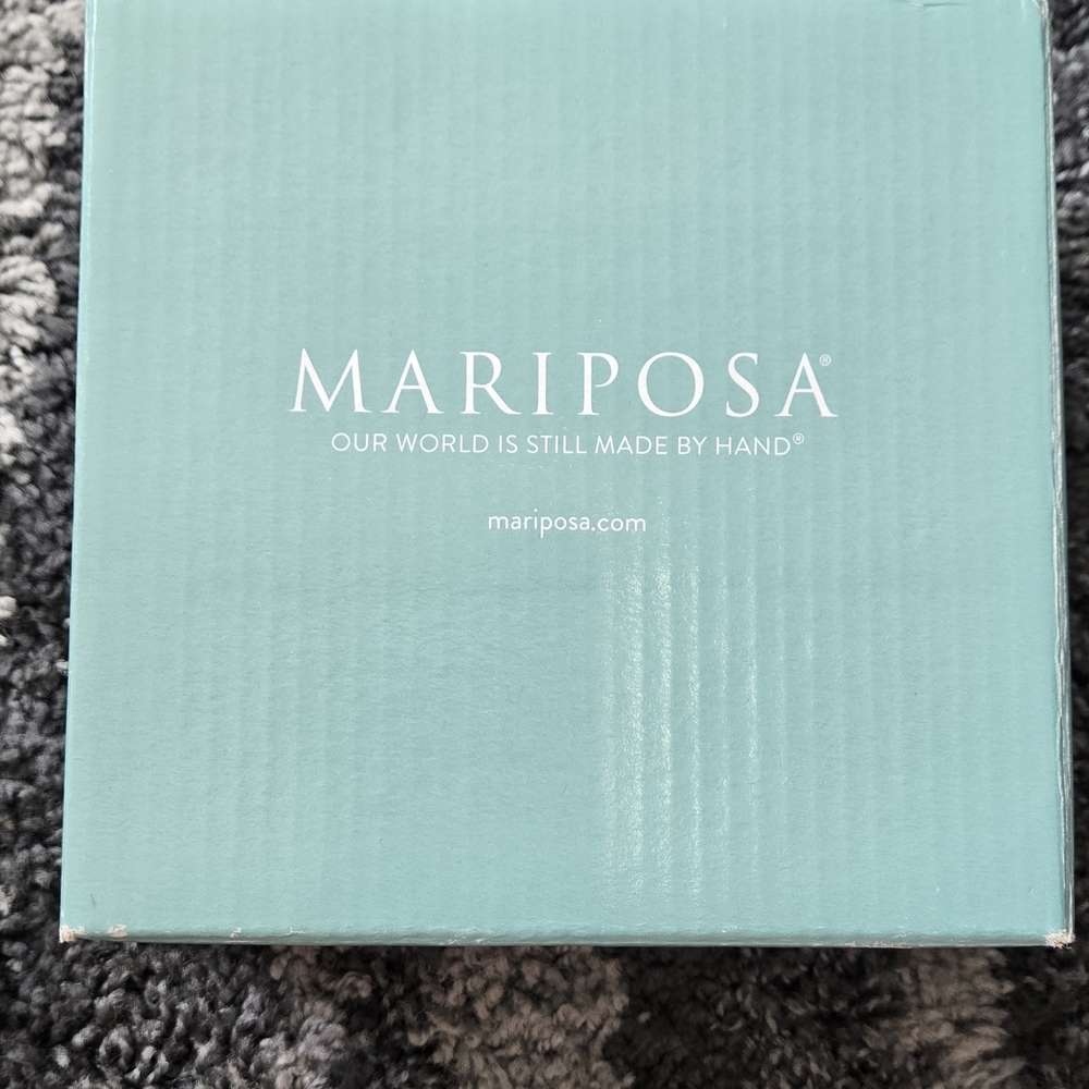 New Mariposa palm tree napkin holder set